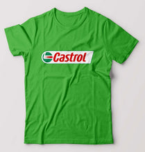 Load image into Gallery viewer, Castrol T-Shirt for Men-S(38 Inches)-Flag Green-Ektarfa.online
