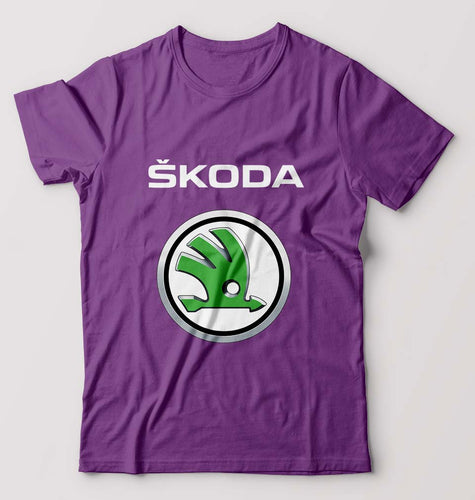 Skoda T-Shirt for Men-Purple-Ektarfa.online
