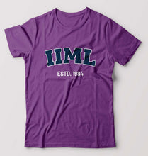 Load image into Gallery viewer, IIM Lucknow T-Shirt for Men-S(38 Inches)-Purple-Ektarfa.online
