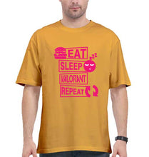 Load image into Gallery viewer, Valorant Oversized T-Shirt for Men-Golden Yellow-Ektarfa.online

