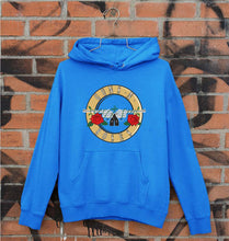 Load image into Gallery viewer, Guns and Roses Unisex Hoodie for Men/Women-S(40 Inches)-Royal Blue-Ektarfa.online

