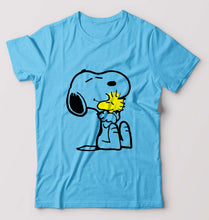 Load image into Gallery viewer, Snoopy T-Shirt for Men-Light Blue-Ektarfa.online
