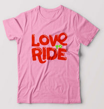Load image into Gallery viewer, Love to Ride T-Shirt for Men-Light Baby Pink-Ektarfa.online

