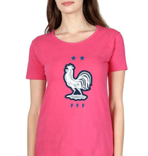 Load image into Gallery viewer, France Football T-Shirt for Women-Pink-Ektarfa.online
