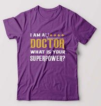 Load image into Gallery viewer, Doctor T-Shirt for Men-Purple-Ektarfa.online
