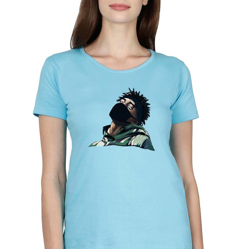Lil Uzi Vert (LUV) T-Shirt for Women-SkyBlue-Ektarfa.online