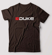 Load image into Gallery viewer, Duke T-Shirt for Men-S(38 Inches)-Coffee Brown-Ektarfa.online
