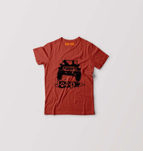 Load image into Gallery viewer, Jeep Kids T-Shirt for Boy/Girl-Brick Red-Ektarfa.online

