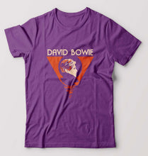 Load image into Gallery viewer, David Bowie T-Shirt for Men-Purple-Ektarfa.online
