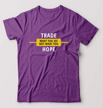 Load image into Gallery viewer, Share Market(Stock Market) T-Shirt for Men-S(38 Inches)-Purple-Ektarfa.online
