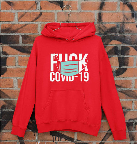 Fuck Covid Unisex Hoodie for Men/Women-Red-Ektarfa.online