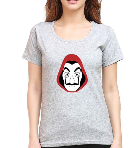 Salvador Dalí T-Shirt for Women-Grey Melange-Ektarfa.online
