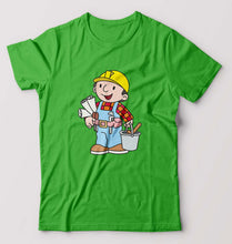 Load image into Gallery viewer, Bob the Builder T-Shirt for Men-S(38 Inches)-flag green-Ektarfa.online
