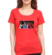 Load image into Gallery viewer, Badminton Players T-Shirt for Women-Red-Ektarfa.online

