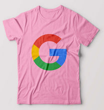 Load image into Gallery viewer, Google T-Shirt for Men-Light Baby Pink-Ektarfa.online
