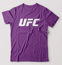 Load image into Gallery viewer, UFC T-Shirt for Men-S(38 Inches)-Purple-Ektarfa.online
