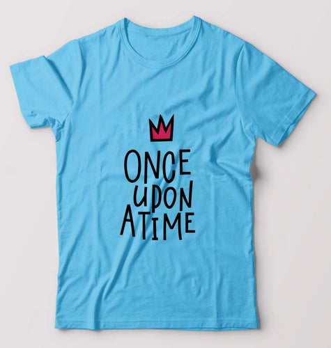 Once Upon a Time T-Shirt for Men-Light Blue-Ektarfa.online