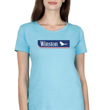 Load image into Gallery viewer, Winston T-Shirt for Women-XS(32 Inches)-Light Blue-Ektarfa.online
