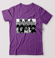 Load image into Gallery viewer, Niggaz Wit Attitudes (NWA) Hip Hop T-Shirt for Men-Purple-Ektarfa.online
