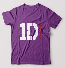 Load image into Gallery viewer, One Direction T-Shirt for Men-S(38 Inches)-Purple-Ektarfa.online
