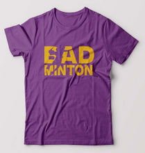 Load image into Gallery viewer, Badminton T-Shirt for Men-S(38 Inches)-Purple-Ektarfa.online
