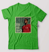 Load image into Gallery viewer, Eusébio T-Shirt for Men-S(38 Inches)-Flag Green-Ektarfa.online
