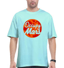 Load image into Gallery viewer, Occupy Mars Elon Musk Oversized T-Shirt for Men-Mint-Ektarfa.online
