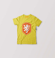 Load image into Gallery viewer, Netherlands Football Kids T-Shirt for Boy/Girl-0-1 Year(20 Inches)-Yellow-Ektarfa.online
