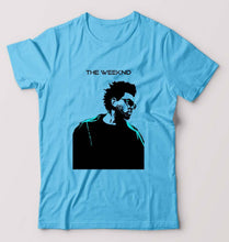 Load image into Gallery viewer, The Weeknd T-Shirt for Men-S(38 Inches)-Light Blue-Ektarfa.online
