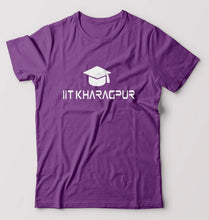 Load image into Gallery viewer, IIT Kharagpur T-Shirt for Men-S(38 Inches)-Purple-Ektarfa.online
