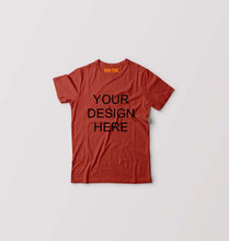 Load image into Gallery viewer, Customized-Custom-Personalized Kids T-Shirt for Boy/Girl-Brick Red-Ektarfa.online
