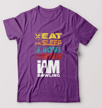 Load image into Gallery viewer, Bowling T-Shirt for Men-Purple-Ektarfa.online
