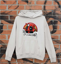 Load image into Gallery viewer, Deadpool Unicorn Unisex Hoodie for Men/Women-Grey Melange-Ektarfa.online
