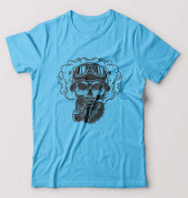 Load image into Gallery viewer, Skull T-Shirt for Men-Light Blue-Ektarfa.online
