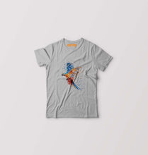 Load image into Gallery viewer, Parrot Kids T-Shirt for Boy/Girl-Grey Melange-Ektarfa.online
