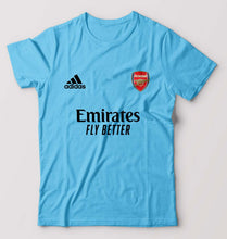 Load image into Gallery viewer, Arsenal 2021-22 T-Shirt for Men-S(38 Inches)-Light Blue-Ektarfa.online
