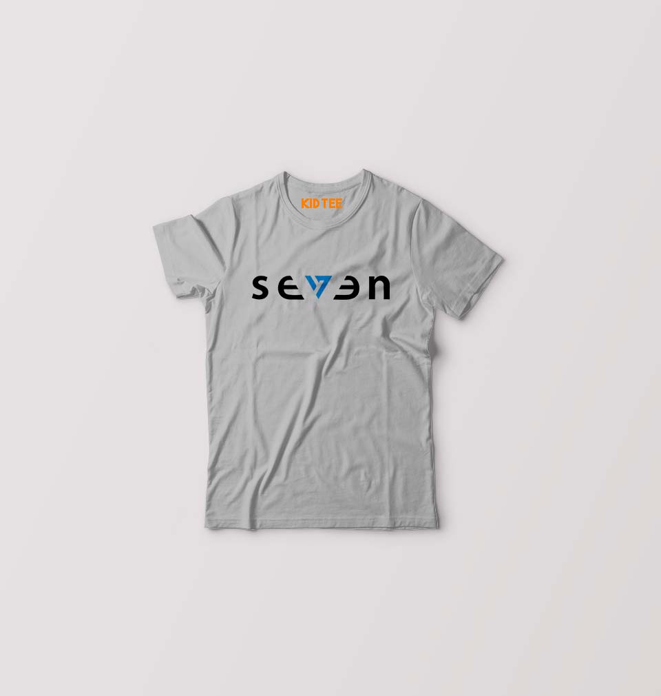 Seven MS Dhoni Kids T-Shirt for Boy/Girl-Grey-Ektarfa.online