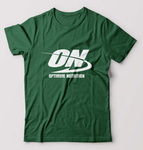 Load image into Gallery viewer, optimum nutrition (ON) T-Shirt for Men-Bottle Green-Ektarfa.online
