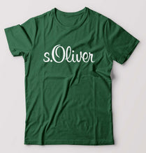 Load image into Gallery viewer, s.Oliver T-Shirt for Men-S(38 Inches)-Bottle Green-Ektarfa.online
