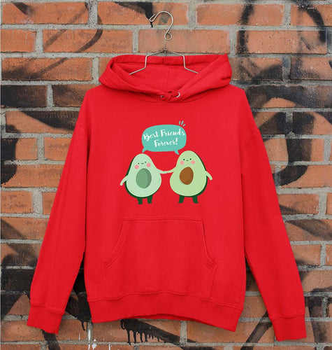 Avocado BFF Unisex Hoodie for Men/Women-RED-Ektarfa.online