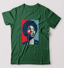 Load image into Gallery viewer, Nina Simone T-Shirt for Men-Bottle Green-Ektarfa.online
