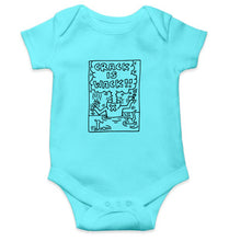 Load image into Gallery viewer, Keith Haring Kids Romper For Baby Boy/Girl-0-5 Months(18 Inches)-Sky Blue-Ektarfa.online
