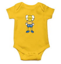 Load image into Gallery viewer, Kaws Kids Romper For Baby Boy/Girl-0-5 Months(18 Inches)-Yellow-Ektarfa.online
