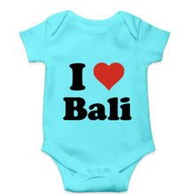 Load image into Gallery viewer, I Love Bali Kids Romper For Baby Boy/Girl-0-5 Months(18 Inches)-Sky Blue-Ektarfa.online
