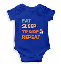 Load image into Gallery viewer, Share Market(Stock Market) Kids Romper For Baby Boy/Girl-0-5 Months(18 Inches)-Royal Blue-Ektarfa.online
