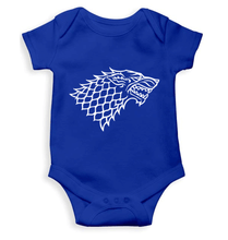 Load image into Gallery viewer, GOT Game Of Thrones Stark Logo Kids Romper For Baby Boy/Girl-0-5 Months(18 Inches)-Royal Blue-Ektarfa.online
