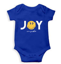 Load image into Gallery viewer, Joy Emoji Kids Romper For Baby Boy/Girl-0-5 Months(18 Inches)-Royal Blue-Ektarfa.online
