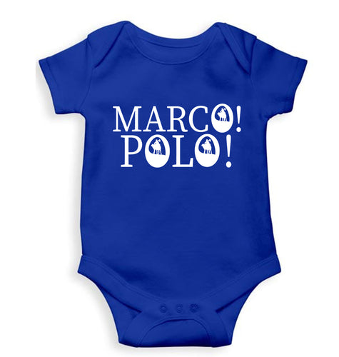 Marco Polo Kids Romper For Baby Boy/Girl-Royal Blue-Ektarfa.online