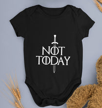 Load image into Gallery viewer, Not Today (GOT) Kids Romper For Baby Boy/Girl-0-5 Months(18 Inches)-Black-Ektarfa.online
