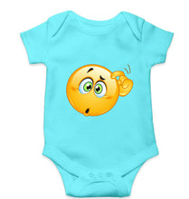 Load image into Gallery viewer, Emoji Kids Romper For Baby Boy/Girl-0-5 Months(18 Inches)-Skyblue-Ektarfa.online
